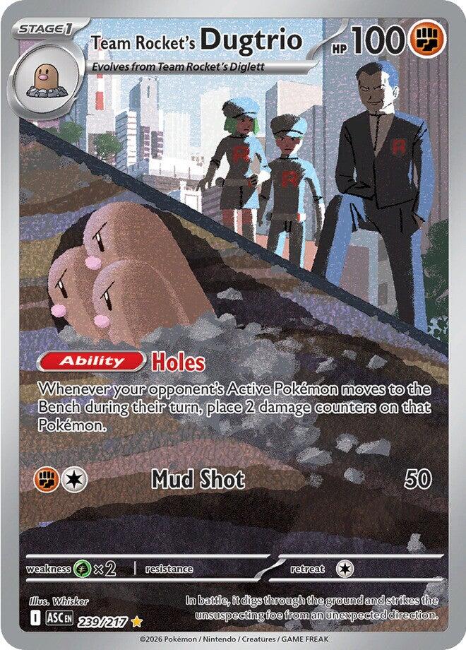 Team Rocket's Dugtrio (239/217) [Mega Evolution: Ascended Heroes] Pokémon