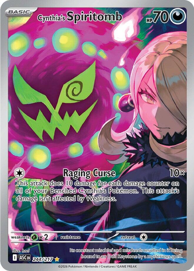 Cynthia's Spiritomb (244/217) [Mega Evolution: Ascended Heroes] Pokémon