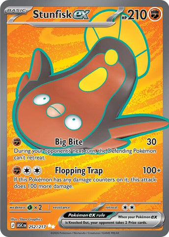 Stunfisk ex (252/217) [Mega Evolution: Ascended Heroes] Pokémon