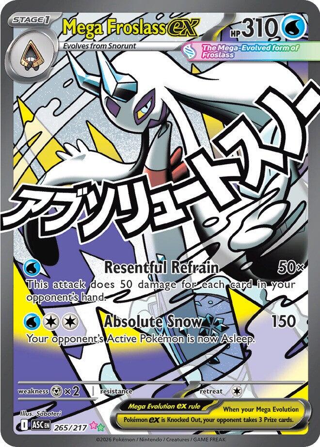 Mega Froslass ex (265/217) [Mega Evolution: Ascended Heroes] Pokémon