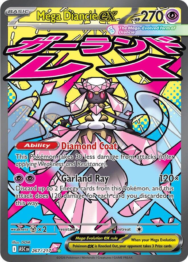 Mega Diancie ex (267/217) [Mega Evolution: Ascended Heroes] Pokémon