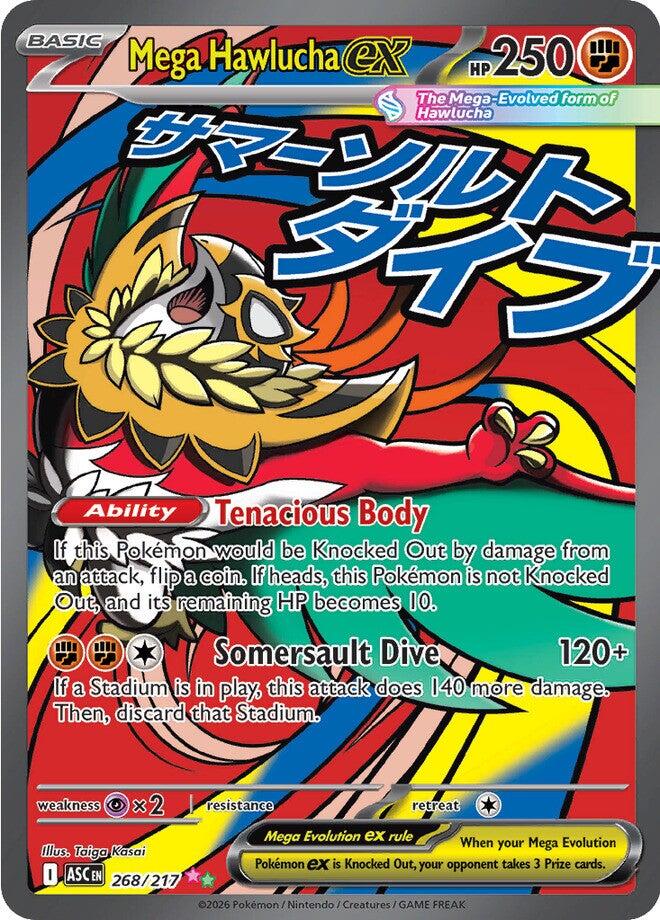 Mega Hawlucha ex (268/217) [Mega Evolution: Ascended Heroes] Pokémon