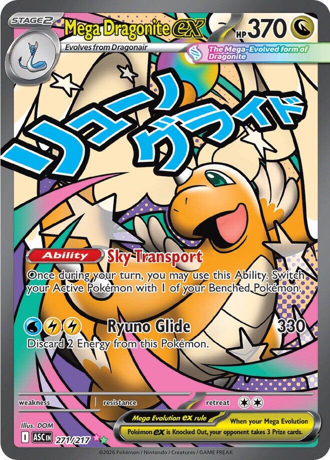 Mega Dragonite ex (271/217) [Mega Evolution: Ascended Heroes] Pokémon