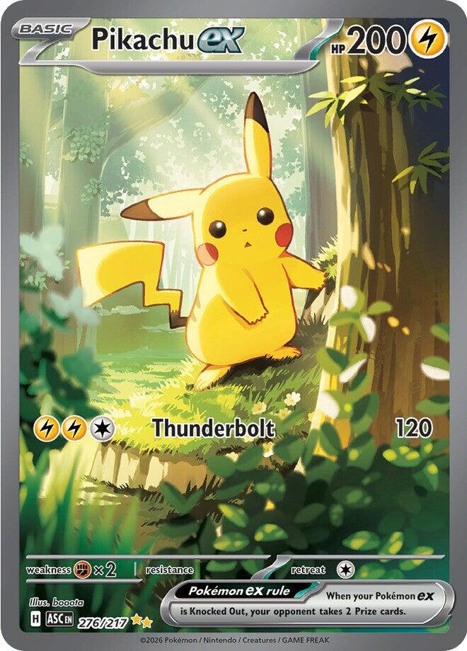 Pikachu ex (276/217) [Mega Evolution: Ascended Heroes] Pokémon