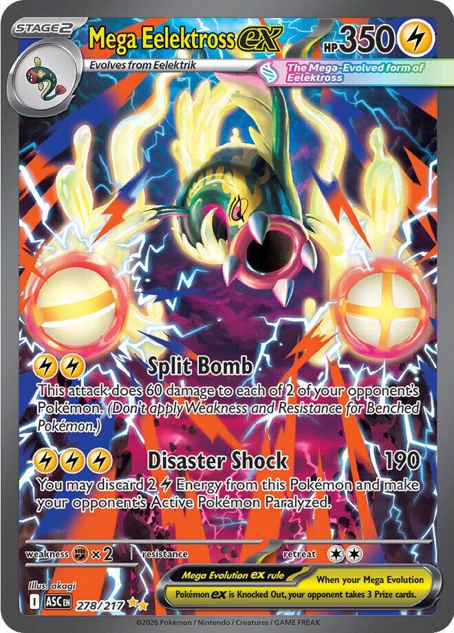 Mega Eelektross ex (278/217) [Mega Evolution: Ascended Heroes] Pokémon