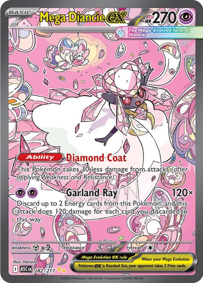 Mega Diancie ex (282/217) [Mega Evolution: Ascended Heroes] Pokémon