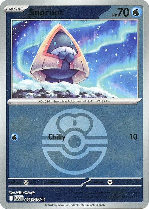 Snorunt (046/217) (Love Ball) [Mega Evolution: Ascended Heroes] Pokémon