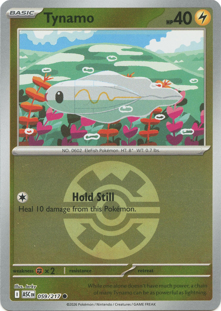 Tynamo (059/217) (Quick Ball) [Mega Evolution: Ascended Heroes] Pokémon