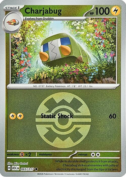 Charjabug (065/217) (Quick Ball) [Mega Evolution: Ascended Heroes] Pokémon