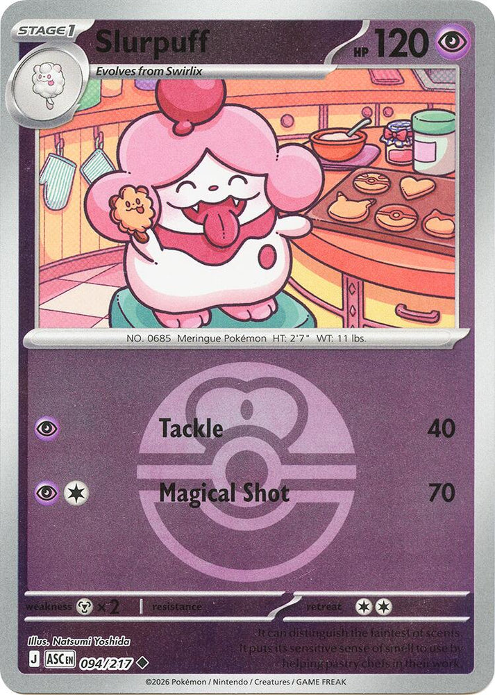 Slurpuff (094/217) (Love Ball) [Mega Evolution: Ascended Heroes] Pokémon