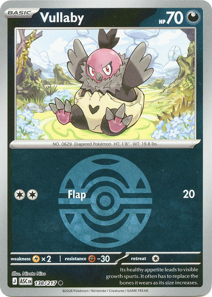 Vullaby (138/217) (Dusk Ball) [Mega Evolution: Ascended Heroes] Pokémon