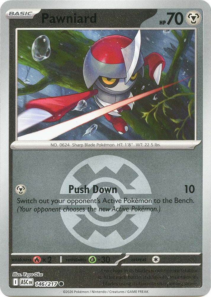 Pawniard (146/217) (Quick Ball) [Mega Evolution: Ascended Heroes] Pokémon