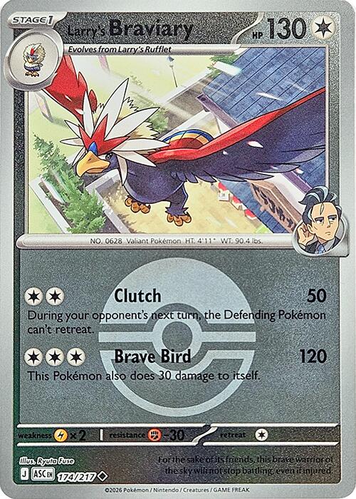 Larry's Braviary (174/217) (Poke Ball) [Mega Evolution: Ascended Heroes] Pokémon