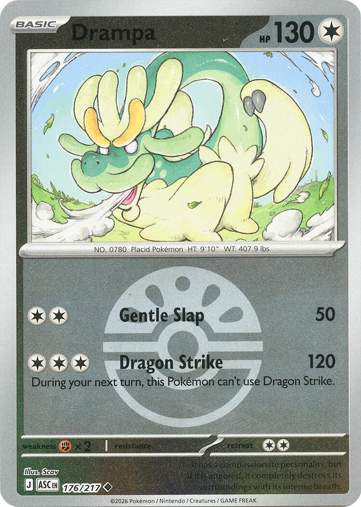 Drampa (176/217) (Friend Ball) [Mega Evolution: Ascended Heroes] Pokémon