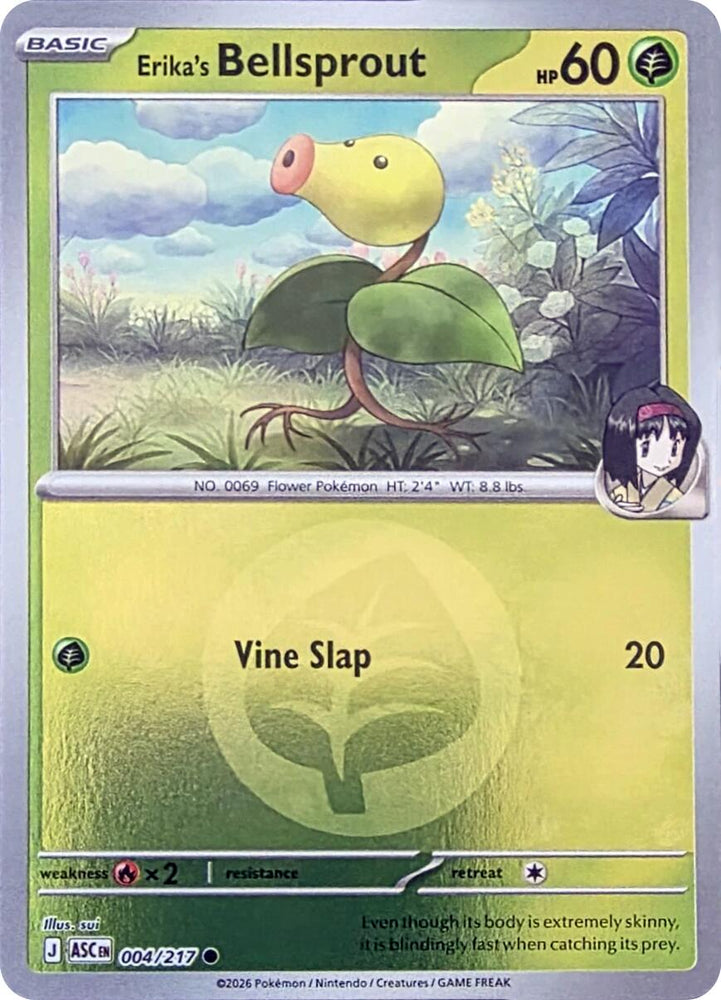 Erika's Bellsprout (004/217) (Energy Symbol Pattern) [Mega Evolution: Ascended Heroes] Pokémon