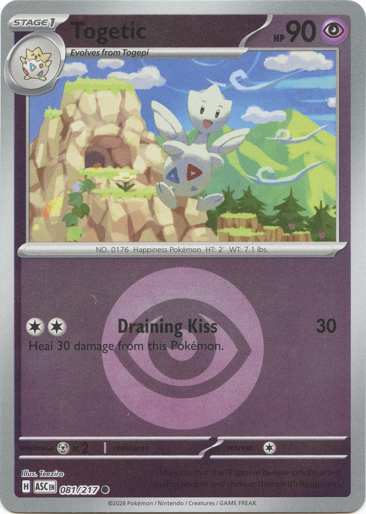 Togetic (081/217) (Energy Symbol Pattern) [Mega Evolution: Ascended Heroes] Pokémon