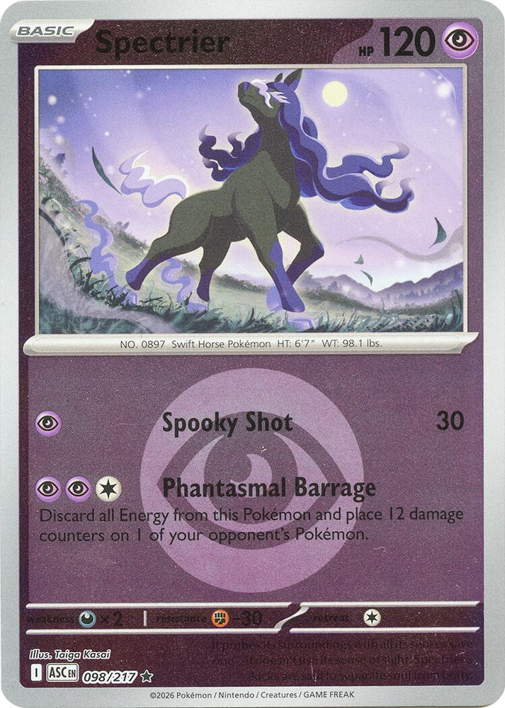 Spectrier (098/217) (Energy Symbol Pattern) [Mega Evolution: Ascended Heroes] Pokémon