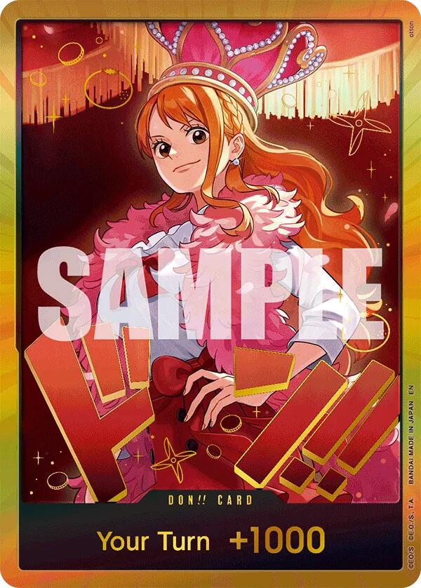 DON!! Card (Nami) (Gold) [Extra Booster: One Piece Heroines Edition] Bandai