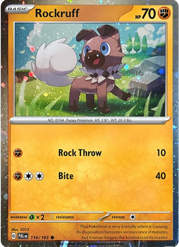 Rockruff (116/193) (Cosmos Holo) [Scarlet & Violet: Black Star Promos] Pokémon