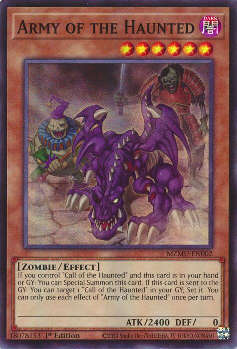 Army of the Haunted [MZMU-EN002] Super Rare Yu-Gi-Oh!