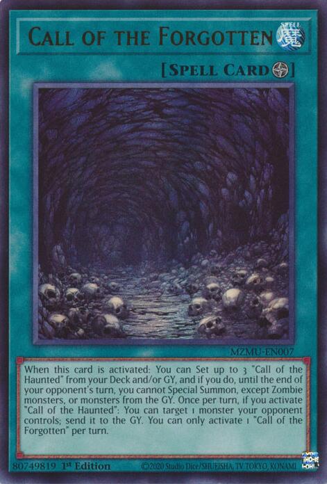 Call of the Forgotten [MZMU-EN007] Ultra Rare Yu-Gi-Oh!