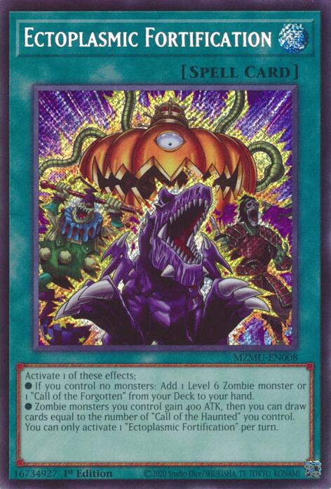 Ectoplasmic Fortification [MZMU-EN008] Secret Rare Yu-Gi-Oh!