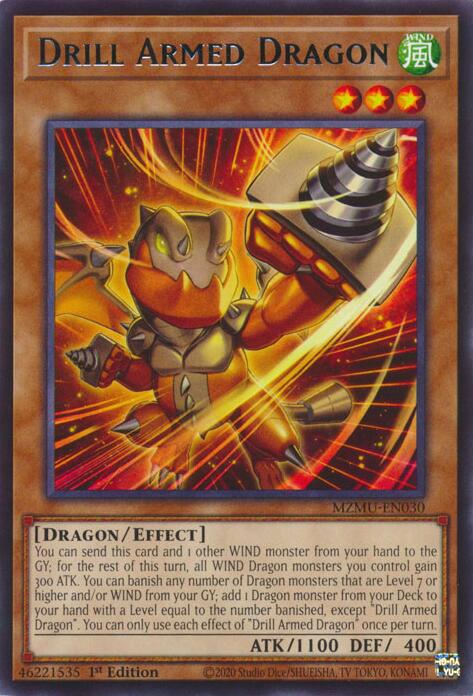Drill Armed Dragon [MZMU-EN030] Rare Yu-Gi-Oh!