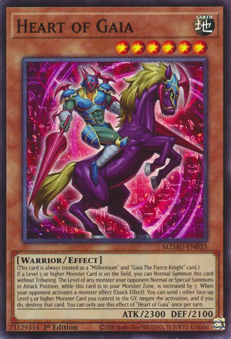 Heart of Gaia [MZMU-EN033] Super Rare Yu-Gi-Oh!