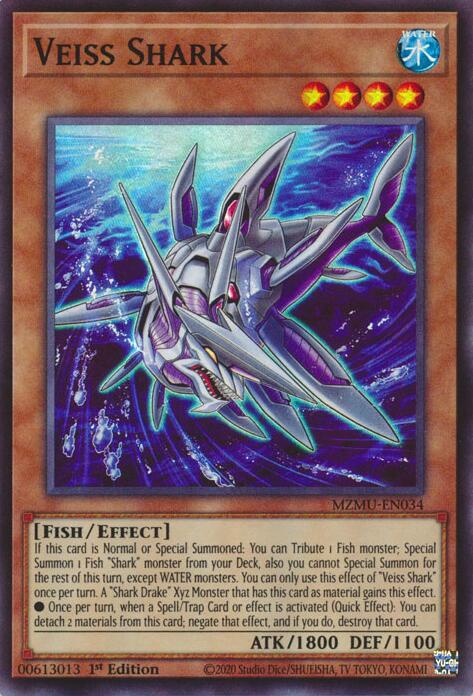 Veiss Shark [MZMU-EN034] Super Rare Yu-Gi-Oh!
