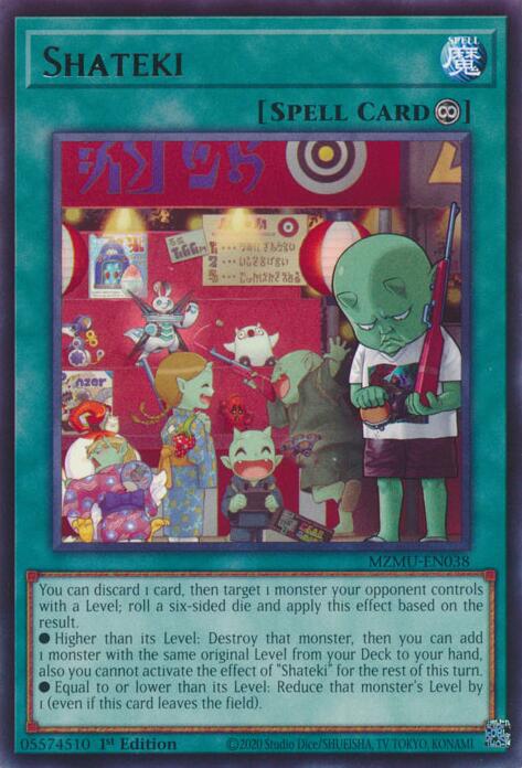 Shateki [MZMU-EN038] Rare Yu-Gi-Oh!