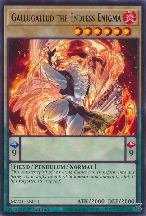 Gallugallud the Endless Enigma [MZMU-EN041] Rare Yu-Gi-Oh!