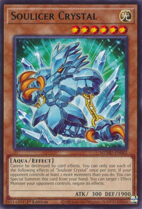 Soulicer Crystal [MZMU-EN042] Rare Yu-Gi-Oh!