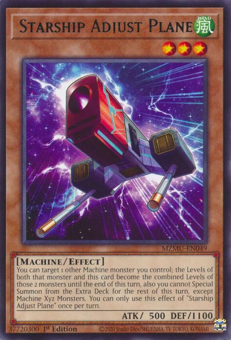 Starship Adjust Plane [MZMU-EN049] Rare Yu-Gi-Oh!