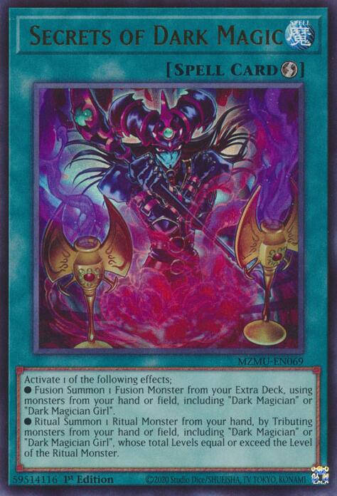 Secrets of Dark Magic [MZMU-EN069] Ultra Rare Yu-Gi-Oh!