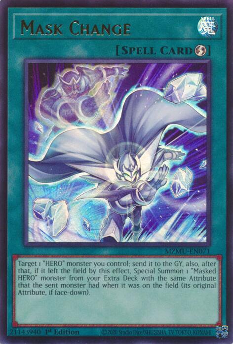 Mask Change [MZMU-EN071] Ultra Rare Yu-Gi-Oh!