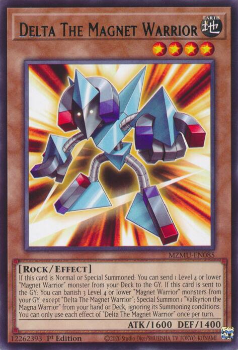 Delta The Magnet Warrior [MZMU-EN085] Rare Yu-Gi-Oh!