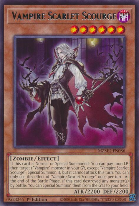 Vampire Scarlet Scourge [MZMU-EN086] Rare Yu-Gi-Oh!