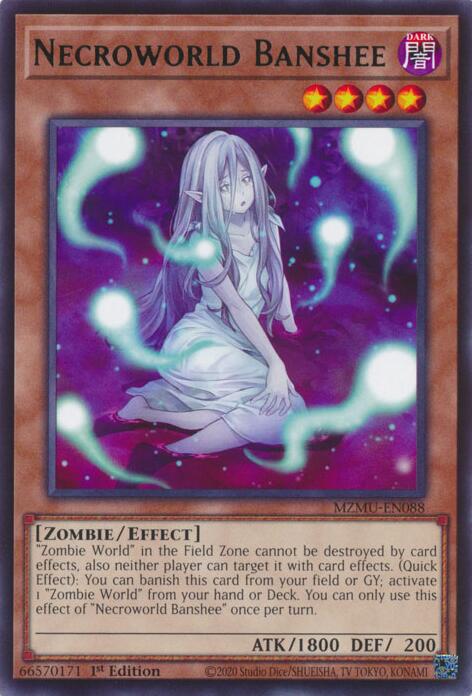 Necroworld Banshee [MZMU-EN088] Rare Yu-Gi-Oh!