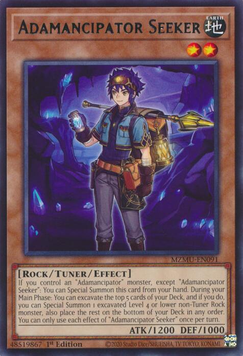 Adamancipator Seeker [MZMU-EN091] Rare Yu-Gi-Oh!