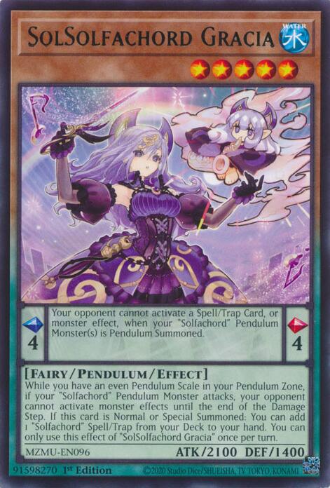 SolSolfachord Gracia [MZMU-EN096] Rare Yu-Gi-Oh!