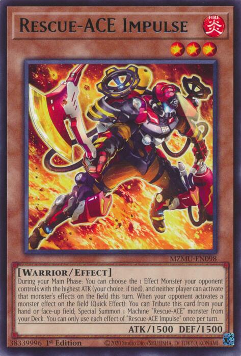 Rescue-ACE Impulse [MZMU-EN098] Rare Yu-Gi-Oh!