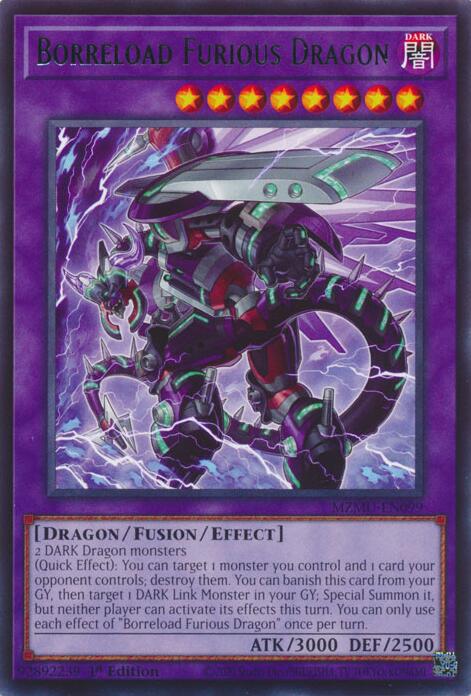 Borreload Furious Dragon [MZMU-EN099] Rare Yu-Gi-Oh!