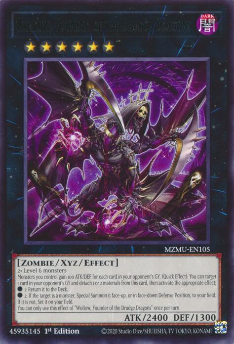 Wollow, Founder of the Drudge Dragons [MZMU-EN105] Rare Yu-Gi-Oh!