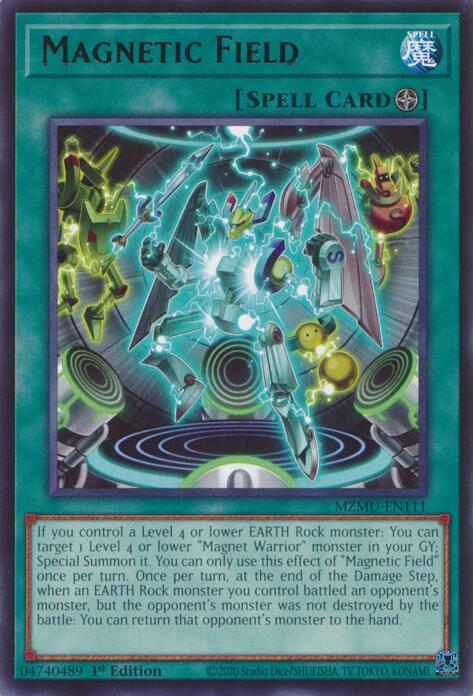Magnetic Field [MZMU-EN111] Rare Yu-Gi-Oh!