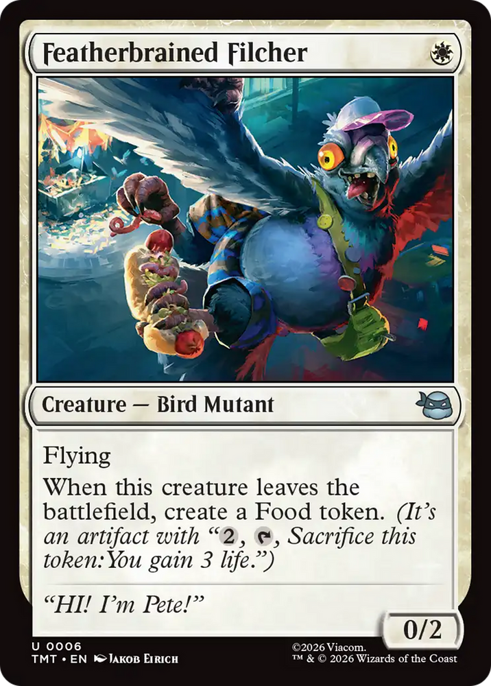 Featherbrained Filcher [Teenage Mutant Ninja Turtles] Magic: The Gathering