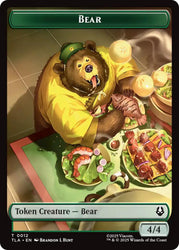 Ally (0006) // Bear Double-Sided Tokens [Avatar: The Last Airbender Tokens] Magic: The Gathering