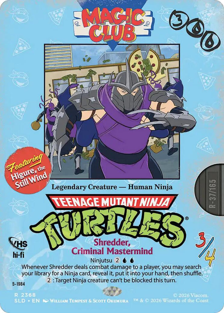 Shredder, Criminal Mastermind - Higure, the Still Wind [Secret Lair Drop Series] Magic: The Gathering