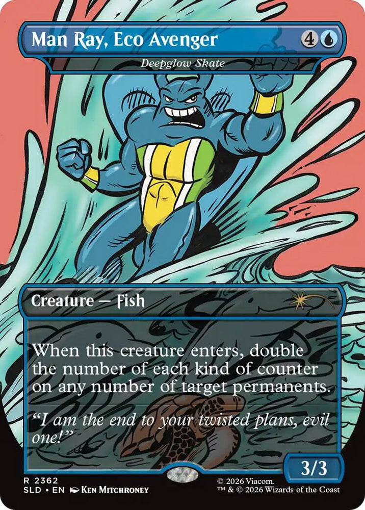 Man Ray, Eco Avenger - Deepglow Skate [Secret Lair Drop Series] Magic: The Gathering