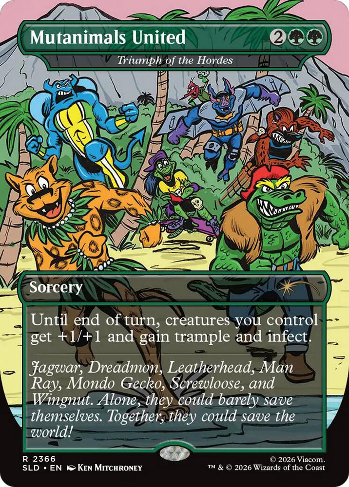 Mutanimals United - Triumph of the Hordes [Secret Lair Drop Series] Magic: The Gathering