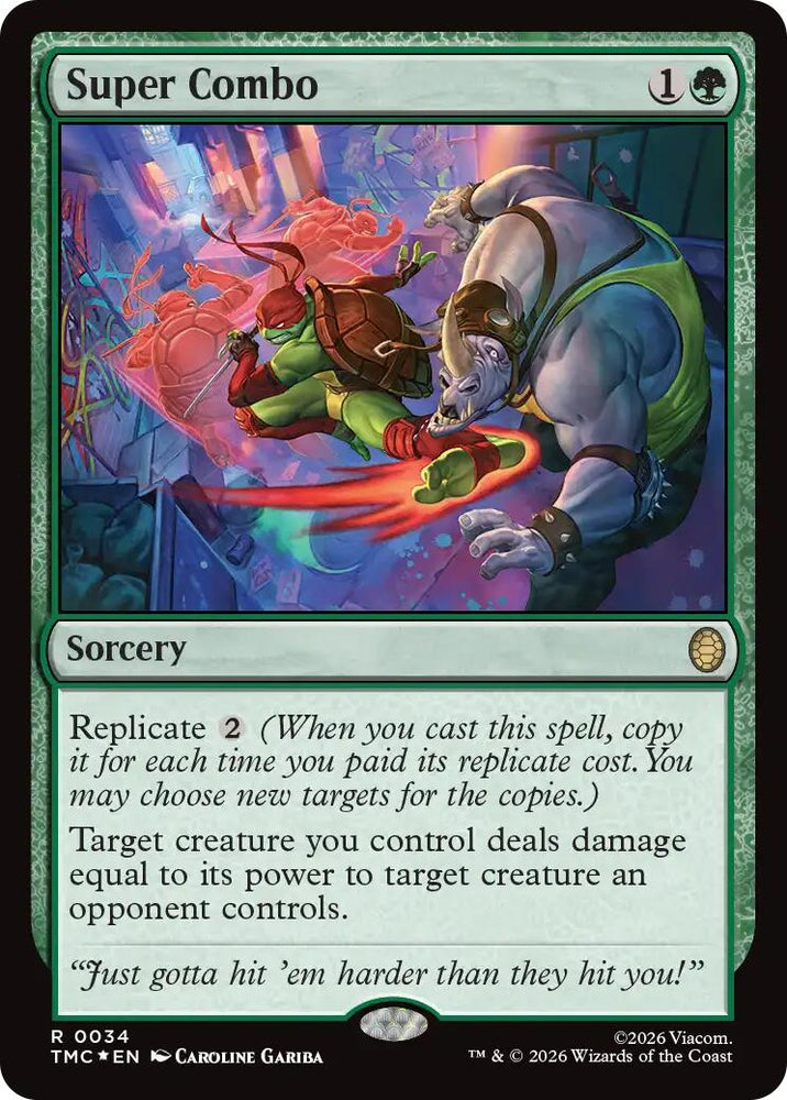 Super Combo (Surge Foil) [Teenage Mutant Ninja Turtles Commander] Magic: The Gathering